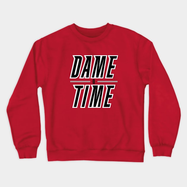 Dame Time 2 - Red Crewneck Sweatshirt by KFig21